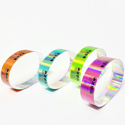 Πλαστικό Glitter Πάρτι βραχιόλια Μοντέρνα Custom Ρυθμίσιμο μέγεθος