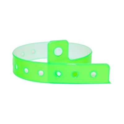 Κατασκευαστής Αναλώσιμο Custom Wristband Νεόνιο Φθοριούχο Χρώμα Αδιάβροχο Πλαστικό Βινύλιο PVC Πρακτορείο Φεστιβάλ