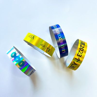 Ξαναχρησιμοποιήσιμο ρυθμιζόμενο Neon Rainbow Laser Glitter βραχιόλι για Unisex Event Concert Music Festival βραχιόλι