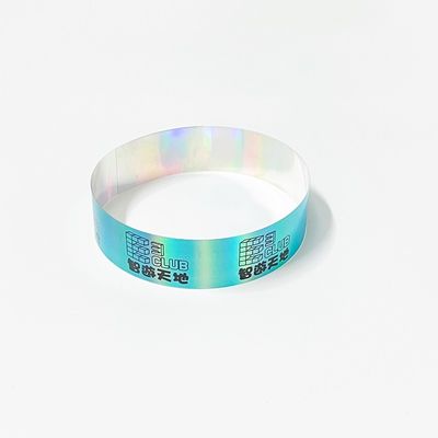 Ξαναχρησιμοποιήσιμο ρυθμιζόμενο Neon Rainbow Laser Glitter βραχιόλι για Unisex Event Concert Music Festival βραχιόλι