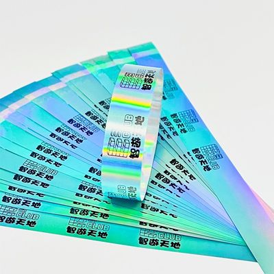Unisex Ενήλικες/Παιδιά Glitter Laser Wristband Προσαρμοσμένη Εκδήλωση Συνέδριο Μουσική Φεστιβάλ Wristband