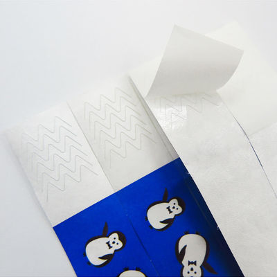 Προσαρμόσιμα Custom Tyvek Χάρτινα βραχιόλια Προσαρμοσμένα ανθεκτικά στη θερμότητα για το Event
