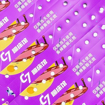 Αδιάβροχο Custom Printed Holographic PVC Vinyl Glitter βραχιόλι για εκδηλώσεις Φεστιβάλ Αθλητισμός Προώθηση μόδας