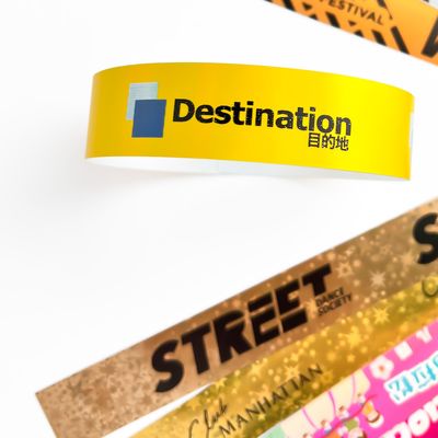 Προσαρμοσμένα Glitter Ολογραφικά Πάρτι βραχιόλια Unisex φύλο Ασημένιο / Χρυσό Επιλογές